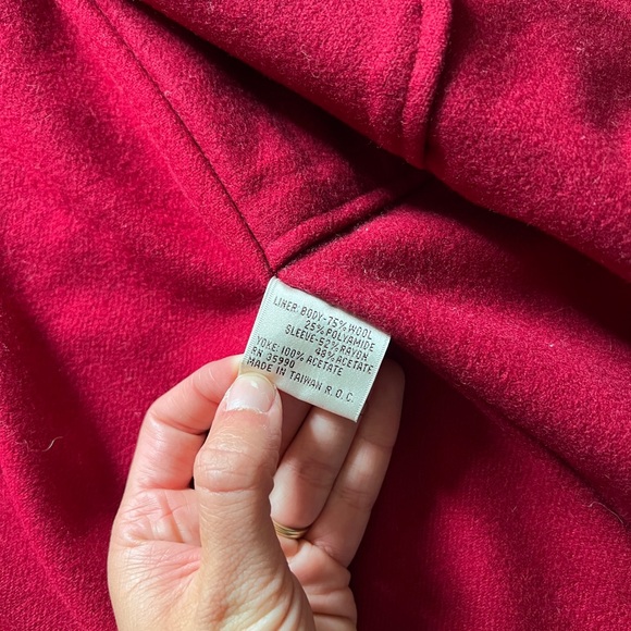 Vintage Evan Picone Taupe Trench Coat Belted Removable Lining Women’s Size Small - Picture 10 of 16